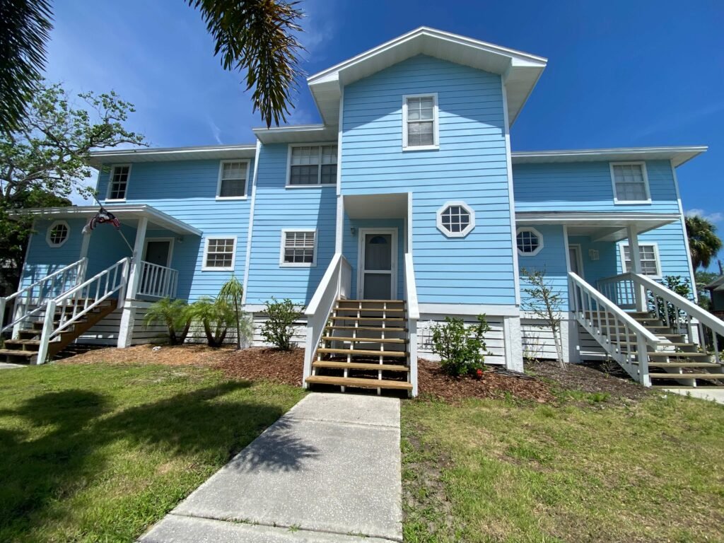 Exterior stairwells and walkways repaint